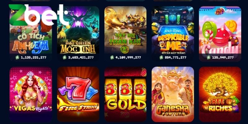 Khám phá các tựa slot game hot nhất tại ZBET